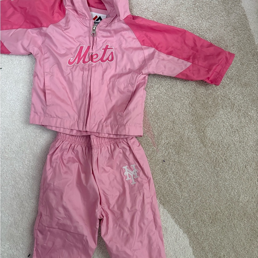 Majestic Pink Mets Infant Jacket